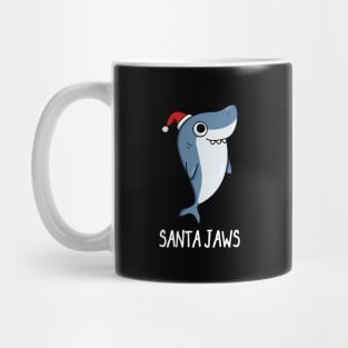 Santa Jaws Christmas Pun Mug